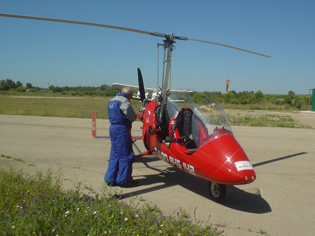 Gyrocopter- und Tragschrauberfliegen in Spanien